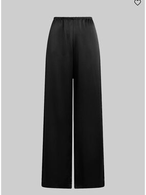 LESET Barb Satin Wide Leg Pant